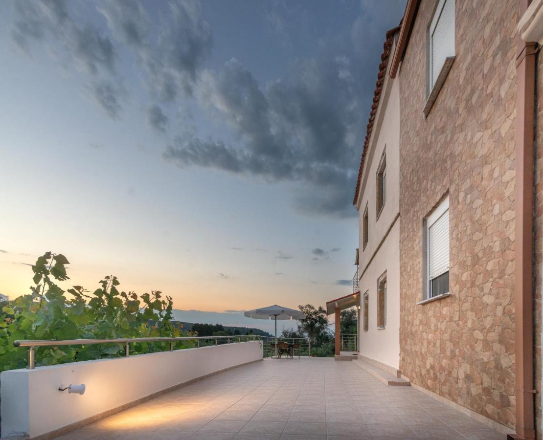 Olea Stone House Near The Sea Villa Notos Exterior photo